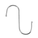10 pieces 8 cm S-shaped stainless steel hook Rideau hook S Kitchen curtain  Q6J7