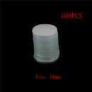 100Pcs 16mm Blank Round Microscope Cover Glass Cover Slips for Lab Medical FU