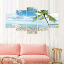 5pcs 5D DIY Full Drill Diamond Painting Beach Cross Stitch Mosaic Craft Kit