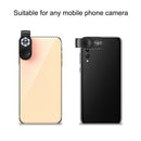 100x magnification portable mini microscope with LED light for smartphone camera