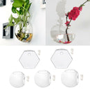 4 Pack Wall Hanging Vase Glass Flower Plant Terrarium Planters, Ball, 10cm