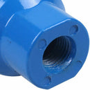 1/4BSP Female 2 Way Pass Quick Connect Coupler Air Hose Coupling Tool Silve
