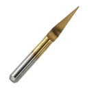 10x 3.175mm Carbide PCB Engraving Bits CNC Router Tool 10 Degrees 0.1mm V-Shape