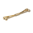 2Pcs Men's Classic Necktie Tie Clip Bar Clasp Cravat Pin Collar Brooch Party