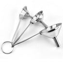 3pcs Set Home Kitchen Mini Stainless Steel Funnel For All Kinds Of Hip Flask