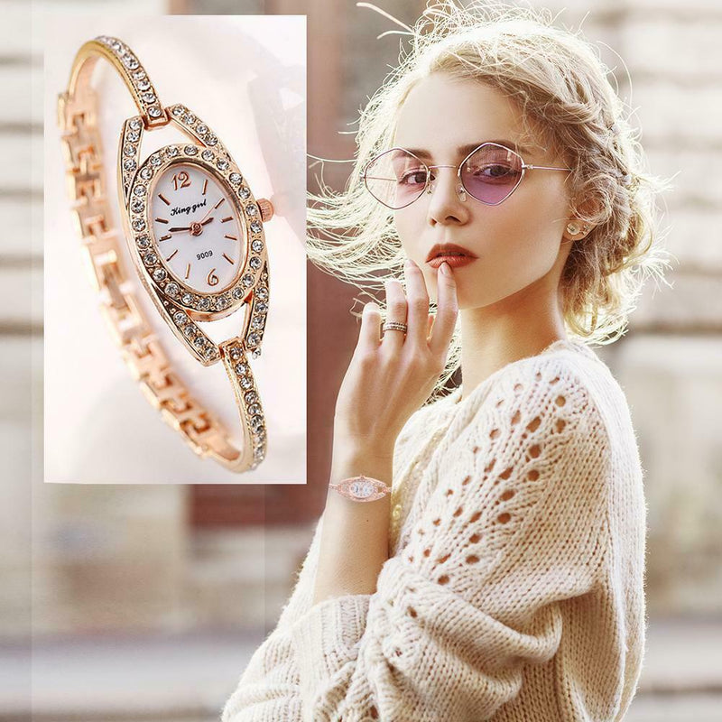 Hot Selling Casual Stainless Steel Wristwatch Women Fashion Reloj Watch A
