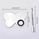2Pc Butterfly Shape Nail Art, Make-up, Eye Shadow Dappen Dish For Paint Col C2T5
