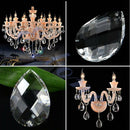 1 Clear Chandelier Glass Crystals Lamp Prisms Parts Hanging Drops Pendants 38mm