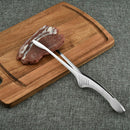 Salad Stainless Steel Heat Resistant Food Clip BBQ Tongs Grilling TweezerB Hn