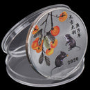 1PC 2020 Year of the Rat Commemorative Coin Chinese Zodiac Souvenir Collectib_