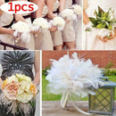 1Pcs DIY White Natural Ostrich Feathers Decoration Wedding Party Decor New R4S7