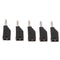 Black 4mm Banana Plugs, Closed Screw Type for Musical Audio Speaker Cable Wire