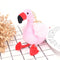New Fluffy Flamingo Pendant Key Chains Plush Car Bag Key chain  Kw