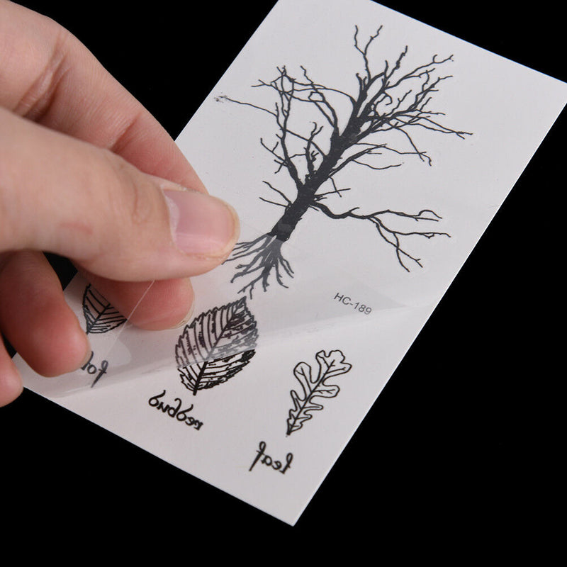 Leaf Tree Temporary Tattoos Body Arm Leg Waterproof Flash Tattoo Stickers B Bj