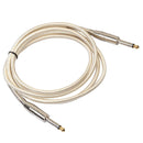 6.35mm Audio Cable Line Wire Male to Male for Guitar Amplifier Speaker 300cm