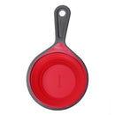 8 x Silicone Measuring Cups Set Spoon Kitchen Tool Collapsible Baking Cook J2W5