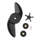 2 Leaves Electric Trolling Motor Replacement Propeller With Bolts, Prop Pins