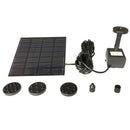 Solar Fountain Water Pump Panel Garden Pond Pool Submersible Watering Kit L3M2