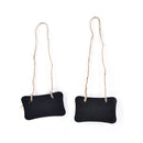 2X Mini Blackboard Chalkboard Wooden Message With Hang String Wedding Decor BX