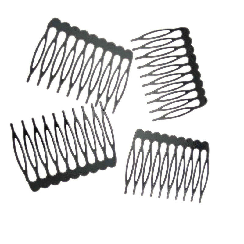 Set Of 10Pcs Metal Hair Combs Accessory Hairdressing Beauty Piece Baby Chil X3P5