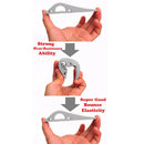 2pcs Rubber Wedge Door Stopper Child Safety Guard Protector Door Stop  FTR