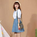 Embroidery Canvas Crossbody Bag Cell phone Pouch Coin Purse for Women Girls