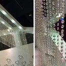 String Acrylic Curtain Room Divider Crystal Beads Door Window Panel Wedding AMX