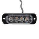 4LED 4W Bar Car Truck Strobe Flash Emergency Warning Light Lamp 12V- 24V Blu Ew