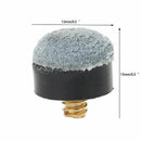 Screw-On Pool Cue Tips Cowhide Replacement Kits Spare Parts For Snooker 10X 13mm
