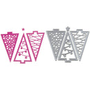 3pcs Christmas Tree Metal Cutting Dies For DIY Scrapbooking Album Paper Cards Z