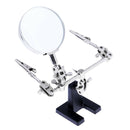 Helping Hands Magnifier 3.5x Glass W/ Alligator