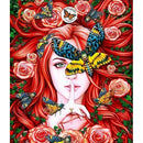 5D Full Round Drill Diamond Painting DIY Amazing Women Rhinestone Picture