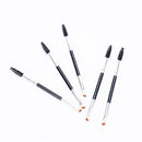 Eyebrow Brush Dualended Duo Brow Eyeliner Angled Cut Brush Makeu Spoolie N8M1