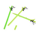 1Pcs random color 16.5cm 0.5mm Cute cartoon panda plastic pen black bamboo neME