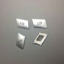 4Pcs Car Door Unlock Buttons Sequins Decoration Cover Trim For Mercedes Ben