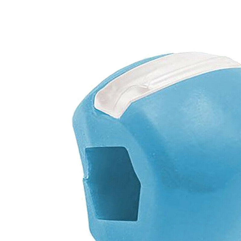 Jawline Exercise Fitness Ball Double Chin Reducer Face Lift Chiseled blue