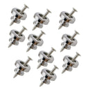 10x Metal Guitar Strap Lock Button Buckles For Guitar Ukulele Replacement
