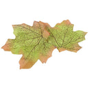 New 100Pcs Artificial Cloth Maple Leaves Multicolor Autumn Fall Leaf For Ar P8E9