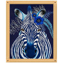 5D DIY Full Drill Diamond Painting Cross Stitch Embroidery Kit (Zebra05)
