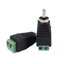 5pcs UTP Cat5 Cat6 Cable to CCTV AV Phono RCA Male Jack Plug Adapter X7A6