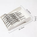 Salon Shears Stand Rack Case Hair Scissors Holder Organizer Storage Tray wi