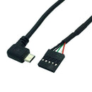 USB Header Male Right to Female Adapter Converter Motherboard Cable Cord