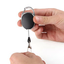 Outdoor Anti-theft Safety EDC Telescopic Spring Type Key Ring Keychain for Keys