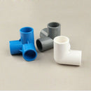 16pcs Plastic PVC 20mm Hose Tee Connector 3 Way Joint For Garden Irrigation H5J9