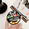 No Signal Pattern Protective Case Silicone Cover with Carabiner for Airpods 1/2