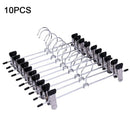 Closet Organizer Pants Coat Metal Clip Hangers Clothes Skirt Rack STOCK