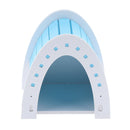 Hamster House Hideout Hideaway Exercise Toys for Rat Small Animal Blue