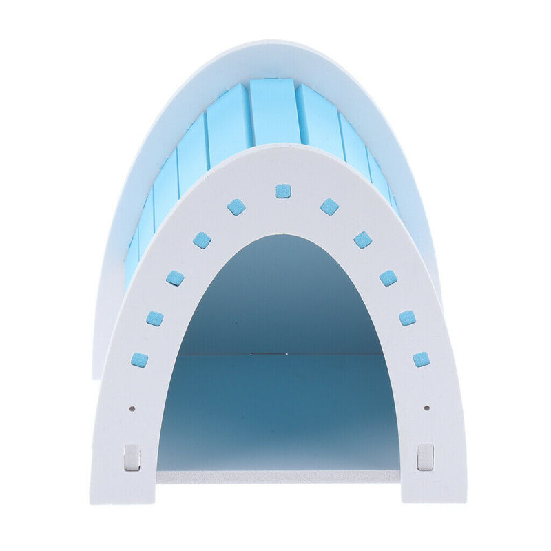 Hamster House Hideout Hideaway Exercise Toys for Rat Small Animal Blue