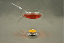 4pcs Clear Glass Flower Vase Hydroponic Terrarium Candlestick Hanging Ball Decor