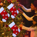 Scene Decor Supplies Christmas Snow Flakes Stocking Xmas Home Decoration